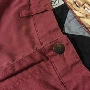 Salmon Volcom bootcut jeans